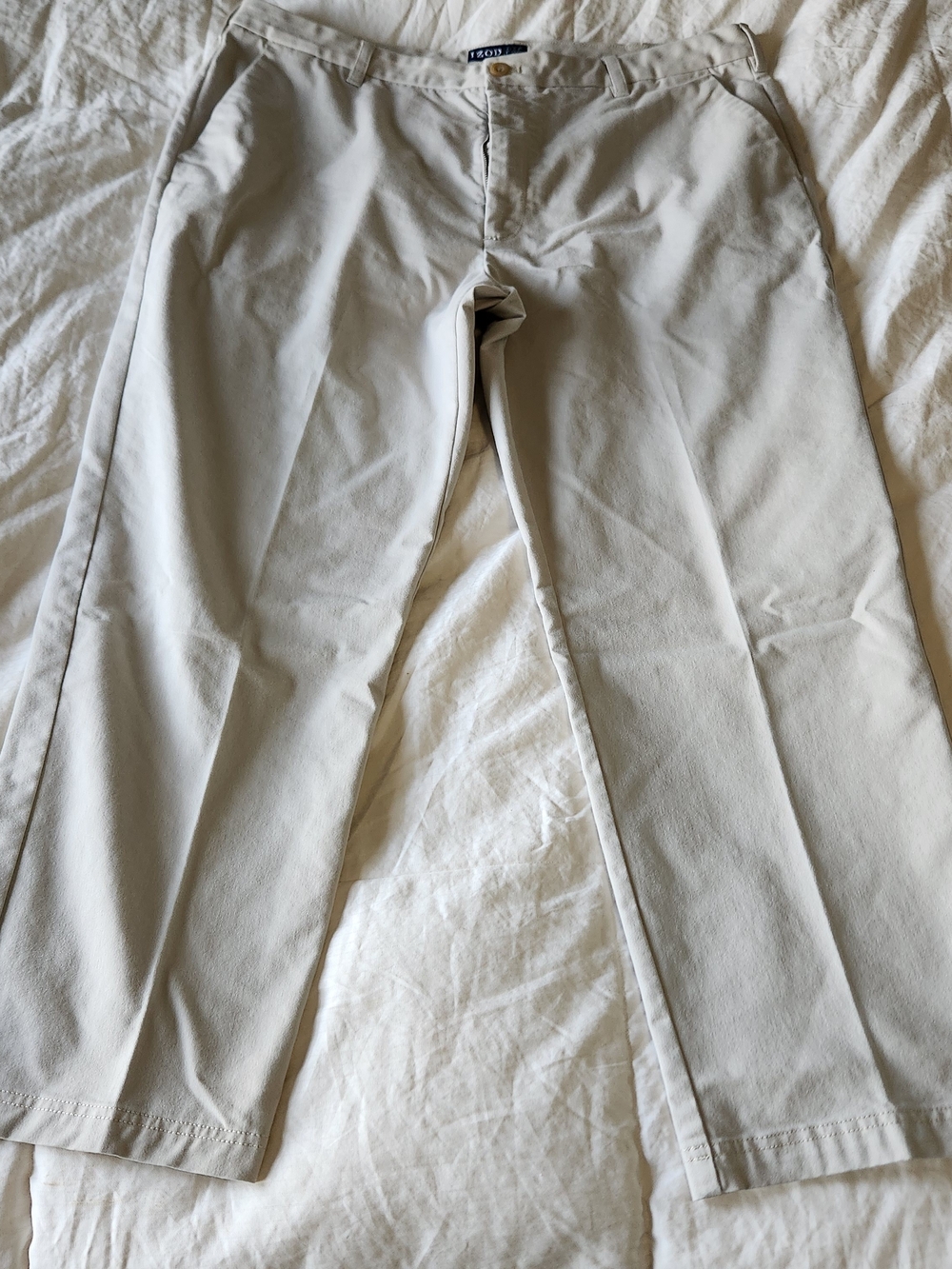 Lee Men's Classic Straight Chino Pants in Light Beige